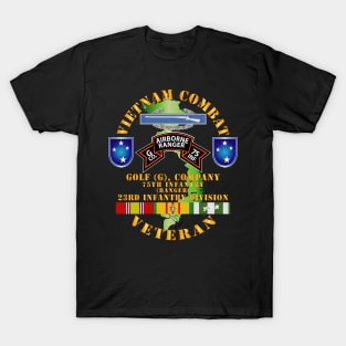Vietnam Combat Vet - G Co 75th Infantry (Ranger) - 23rd ID SSI T-Shirt